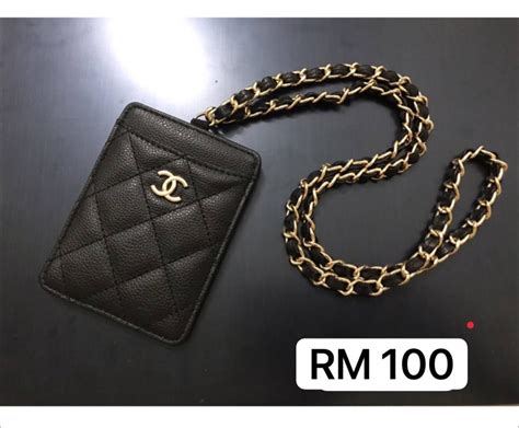 chanel lanyard|chanel wallet singapore price.